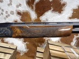 Krieghoff K-80 Sporting, Black Supersport engraving with gold wire border.32 inch sporting barrels. - 13 of 19