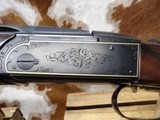 Krieghoff K-20 sporting.
standard engraving with black finish and gold line border,
30 Inch barrel.
like new in the factory case. - 11 of 14