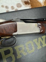 Browning Citori 725 sporting, 20 gauge, 32 inch silver nitrade patterned reciever, w/ factory box