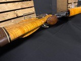 Unique Model 12 Winchester.After Market Grade one engraving.Custom Blond Rollover stock and forend. - 5 of 12