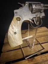 smith and wesson 32 long cartridge, nickel plated and Pearl Grips - 4 of 18