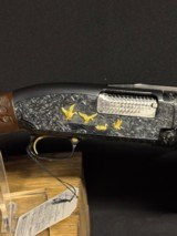 Winchester Model 12, Pigeon Grade 1962,
30 inch barrels with Briley thin walls.,
Highly engraved with lots of gold birds - 16 of 22