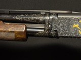 Winchester Model 12, Pigeon Grade 1962,
30 inch barrels with Briley thin walls.,
Highly engraved with lots of gold birds - 3 of 22
