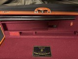 Very nice, Winchester Model 21 ventilated rib two barrel set.
Barrel one is 28 inch mod and full barrel two is 26 inch Ws1 and Ws2.
Case. - 14 of 16