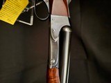 Very nice, Winchester Model 21 ventilated rib two barrel set.
Barrel one is 28 inch mod and full barrel two is 26 inch Ws1 and Ws2.
Case. - 11 of 16