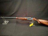 Very nice, Winchester Model 21 ventilated rib two barrel set.
Barrel one is 28 inch mod and full barrel two is 26 inch Ws1 and Ws2.
Case. - 6 of 16