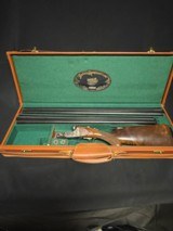 Parker Reproduction, DHE grade, 12 gauge, 2 barrel set, 28 in mod and full, 26 inch I/C and Mod.
Believed to be unfired.