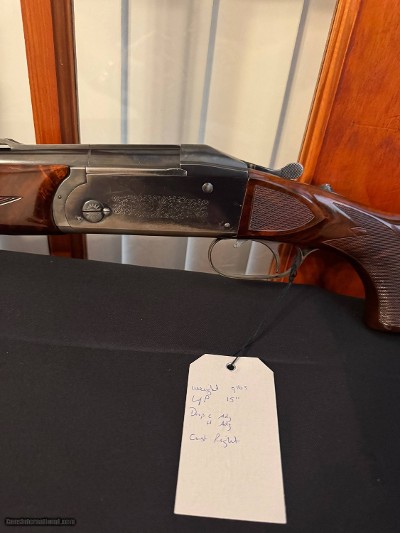 Krieghoff K 32, adustable rib, 34 inch, full choke, Absolutely drop dead gorgeous wood.