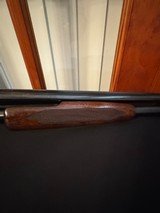 Winchester Model 12, 1918, 20 gauge,
reciever stamped skeet, solid rib, factory No.1 engraving.
VERY NICE!
Thought to be original. - 15 of 18
