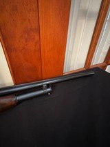 Winchester Model 12, 1918, 20 gauge,
reciever stamped skeet, solid rib, factory No.1 engraving.
VERY NICE!
Thought to be original. - 17 of 18