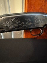 Winchester Model 12, 1918, 20 gauge,
reciever stamped skeet, solid rib, factory No.1 engraving.
VERY NICE!
Thought to be original.