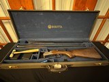 Beretta 686 Silver Pigeon 1.
20 gauge barrel and 28 gauge barrel, 410 inserts for 20 gauge barrel,
Like new.
Beretta canvas case - 5 of 18