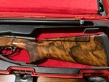 Blaser Luxus, 3 barrel set, 32 inch, 20, 28 and 410 gauge,
Exhibition grade wood.
Gorgeous - 4 of 25