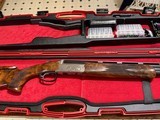 Blaser Luxus, 3 barrel set, 32 inch, 20, 28 and 410 gauge,
Exhibition grade wood.
Gorgeous - 25 of 25