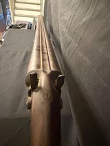 P. Webley and Sons, 10 gauge damascus barrel shotgun with
under lever opening. - 13 of 25