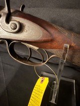 P. Webley and Sons, 10 gauge damascus barrel shotgun with
under lever opening. - 6 of 25