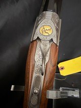 Krieghoff K80, Gold Super Scroll (Silver) 32 inch PARCOUR barrel with thin wall briley c/ts, Excellent Condition. - 14 of 23