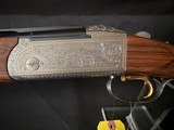 Krieghoff K80, Gold Super Scroll (Silver) 32 inch PARCOUR barrel with thin wall briley c/ts, Excellent Condition. - 2 of 23