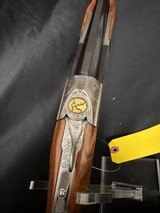 Krieghoff K80, Gold Super Scroll (Silver) 32 inch PARCOUR barrel with thin wall briley c/ts, Excellent Condition. - 13 of 23