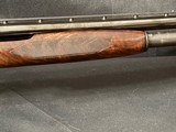 Winchester Model 12, Custom engraved in Angelo Bee Style., Many gold inlays and silver border.30 inch full. - 12 of 12