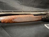Winchester Model 12, Custom engraved in Angelo Bee Style., Many gold inlays and silver border.30 inch full. - 5 of 12