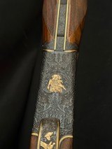 Browning Superposed.1953, 28 inch barrels with Briley thin walls on bottom, IM on top.CUSTOM ENGRAVEDby the late Edward Machu from Texas. - 12 of 20