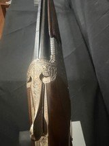 Browning Superposed Pigeon Grade 20 gauge, 28 inch 3 inch chambers barrel,14 3/8 lop with about 3/8 cast off Nice dark walnut with scnable forend - 10 of 17