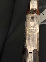 Browning Superposed Pigeon Grade 20 gauge, 28 inch 3 inch chambers barrel,14 3/8 lop with about 3/8 cast off Nice dark walnut with scnable forend - 12 of 17