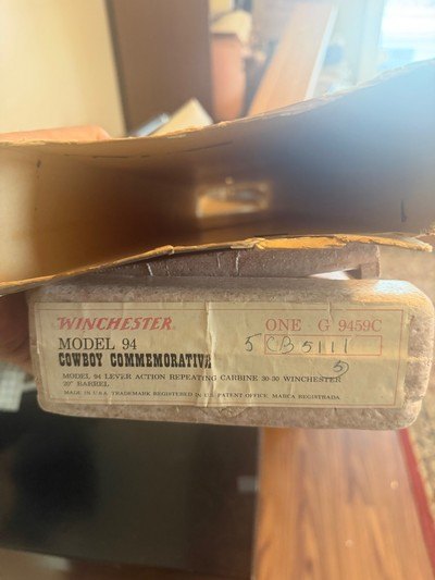 Winchester Model 94 Cowboy Commemorative Rifle.This gun is believed to be unfired.Factory box no paperwork - Image 3 of 22