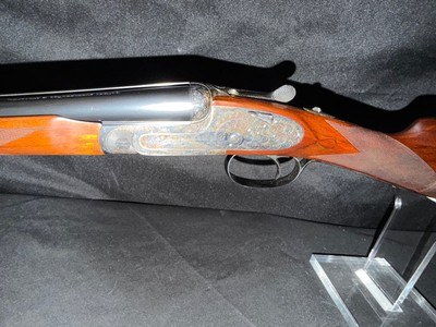 AYA 28 gauge, 26 inch. hand detachable sidelocks like new case color, sharp scroll engraving - Image 19 of 25