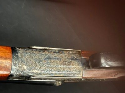 AYA 28 gauge, 26 inch. hand detachable sidelocks like new case color, sharp scroll engraving - Image 16 of 25