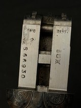 AYA 28 gauge, 26 inch. hand detachable sidelocks like new case color, sharp scroll engraving - Image 9 of 25