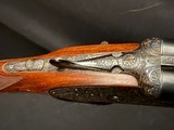 AYA 28 gauge, 26 inch. hand detachable sidelocks like new case color, sharp scroll engraving - Image 12 of 25