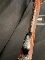 AYA 28 gauge, 26 inch. hand detachable sidelocks like new case color, sharp scroll engraving - Image 17 of 25