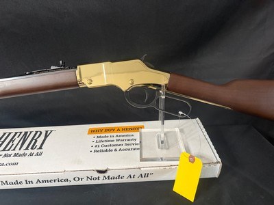 Henry Golden Boy, 22 LR, New in the box.Shiny and impressive.Great cabin plinker. - Image 11 of 18