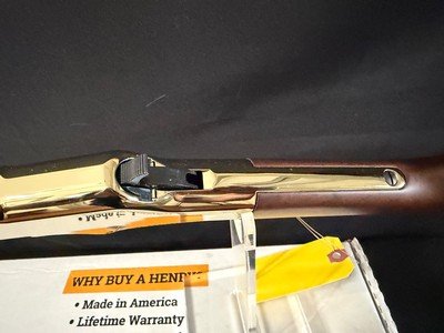 Henry Golden Boy, 22 LR, New in the box.Shiny and impressive.Great cabin plinker. - Image 16 of 18