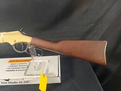 Henry Golden Boy, 22 LR, New in the box.Shiny and impressive.Great cabin plinker. - Image 10 of 18