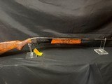 Remington 1100left hand, fixed skeet choke adjustable comb, factory green plastic case - Image 1 of 15