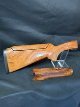 Krieghoff Left Hand Stock set, Nice condition and grain.Light finish, adjustable comb, Nice length - 1 of 2