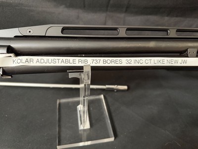 Kolar 32 inch Adjustable rib barrel, with factory choke tubes and and .737 bores. - Image 5 of 5