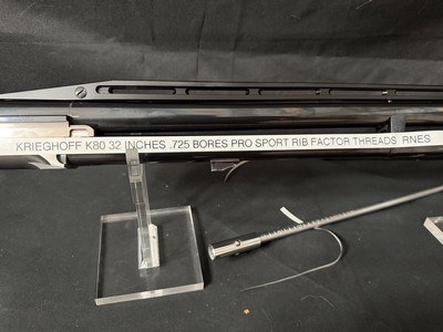 Krieghoff K80 30 inch Pro sporter barrel.Adustable rib, Excellent conditon, wedge style, Krieghoff Choke tubes over .725 bores - Image 6 of 9