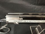 Krieghoff 32 inch K80 Sporter barrels.Immaculate condition, tram line rib.Krieghoff threads. three choke tubes. - 2 of 5