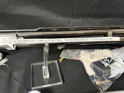 Krieghoff K32 or K80 32 inch, Step rib barrel, backbored to .746 Briley series 54 thin wall tubes - Image 2 of 5