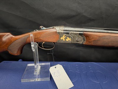 Beretta Silver Pigeon Grade V 20 gauge, Case colored with gold birds, 30 inch, New in factory case.