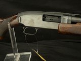 Winchester Model 12, Pre 64, 30 inch full, marked Trap on the magazine, 2 pin, nice wood great conditon - Image 10 of 12