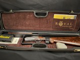 Rizzini Regal Royal Special, Birds and vines engraving over side plates, nice wood, 29 inch choke tube barrels.Test fired only. - Image 3 of 19