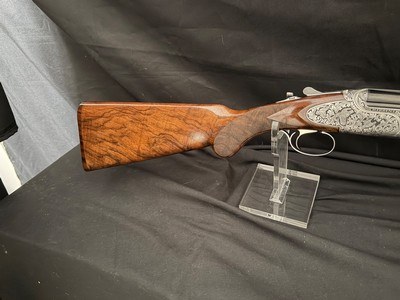 Rizzini Regal Royal Special, Birds and vines engraving over side plates, nice wood, 29 inch choke tube barrels.Test fired only. - Image 5 of 19