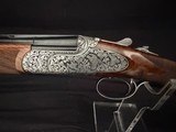 Rizzini Regal Royal Special, Birds and vines engraving over side plates, nice wood, 29 inch choke tube barrels.Test fired only. - Image 16 of 19