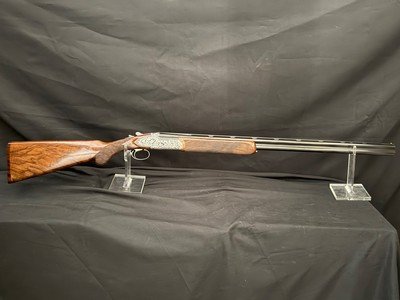 Rizzini Regal Royal Special, Birds and vines engraving over side plates, nice wood, 29 inch choke tube barrels.Test fired only. - Image 4 of 19