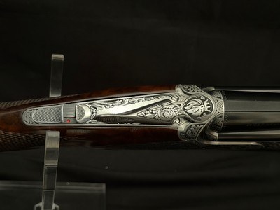 Rizzini Regal Royal Special, Birds and vines engraving over side plates, nice wood, 29 inch choke tube barrels.Test fired only. - Image 9 of 19